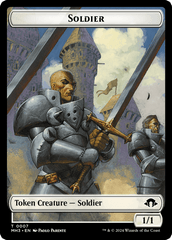 Eldrazi Spawn // Soldier Double-Sided Token [Modern Horizons 3 Tokens] MTG Single Magic: The Gathering  | Multizone: Comics And Games