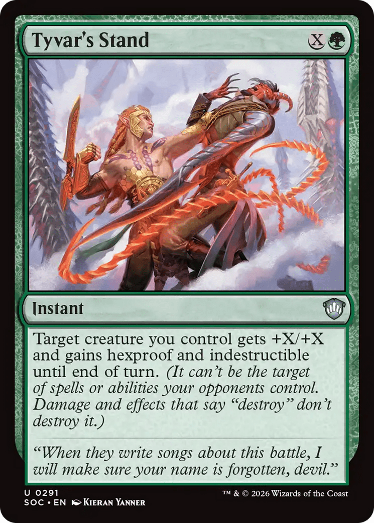 Tyvar's Stand [Secrets of Strixhaven Commander] MTG Single Magic: The Gathering  | Multizone: Comics And Games