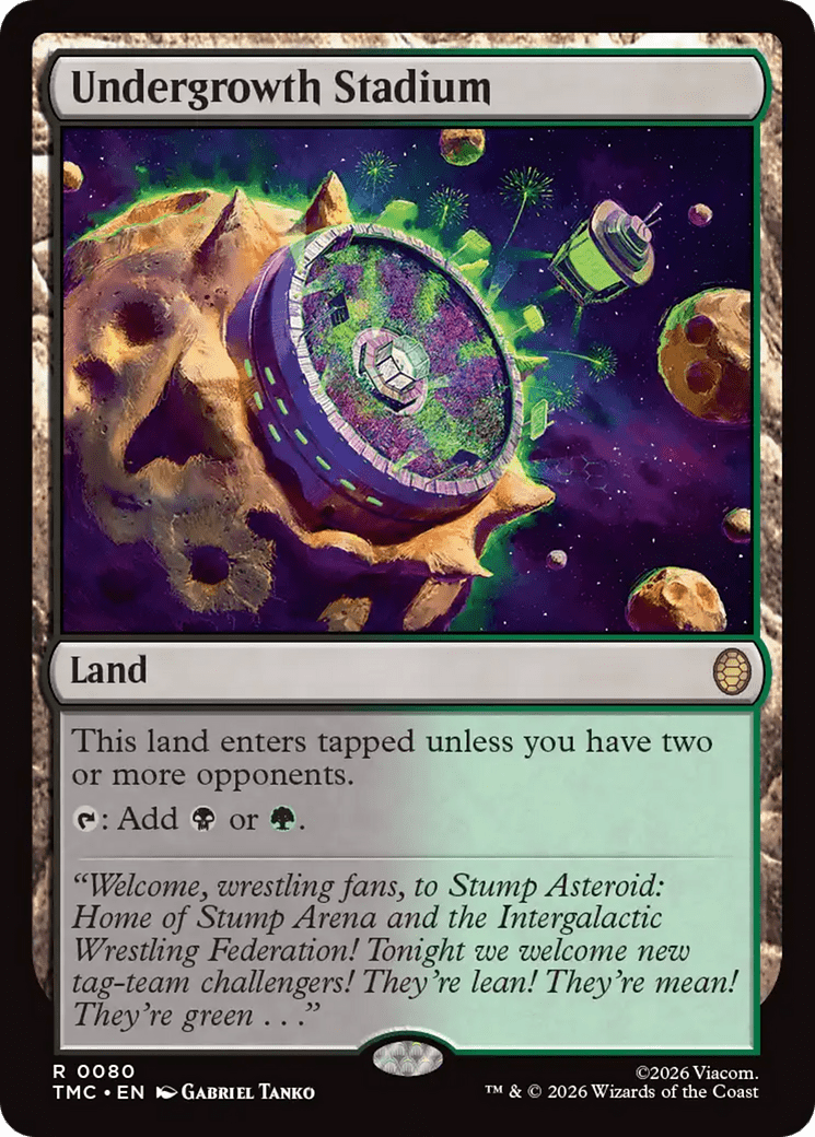 Undergrowth Stadium [Teenage Mutant Ninja Turtles Commander] MTG Single Magic: The Gathering  | Multizone: Comics And Games