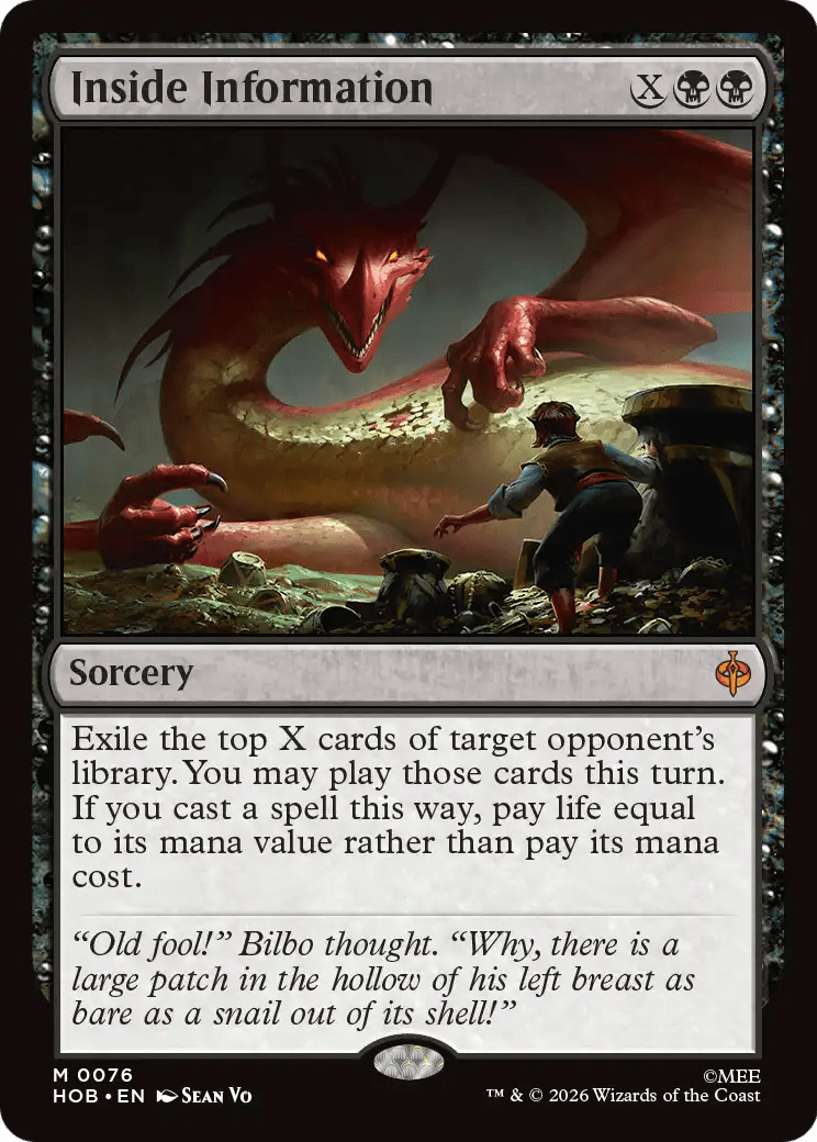 Inside Information [The Hobbit] MTG Single Magic: The Gathering  | Multizone: Comics And Games