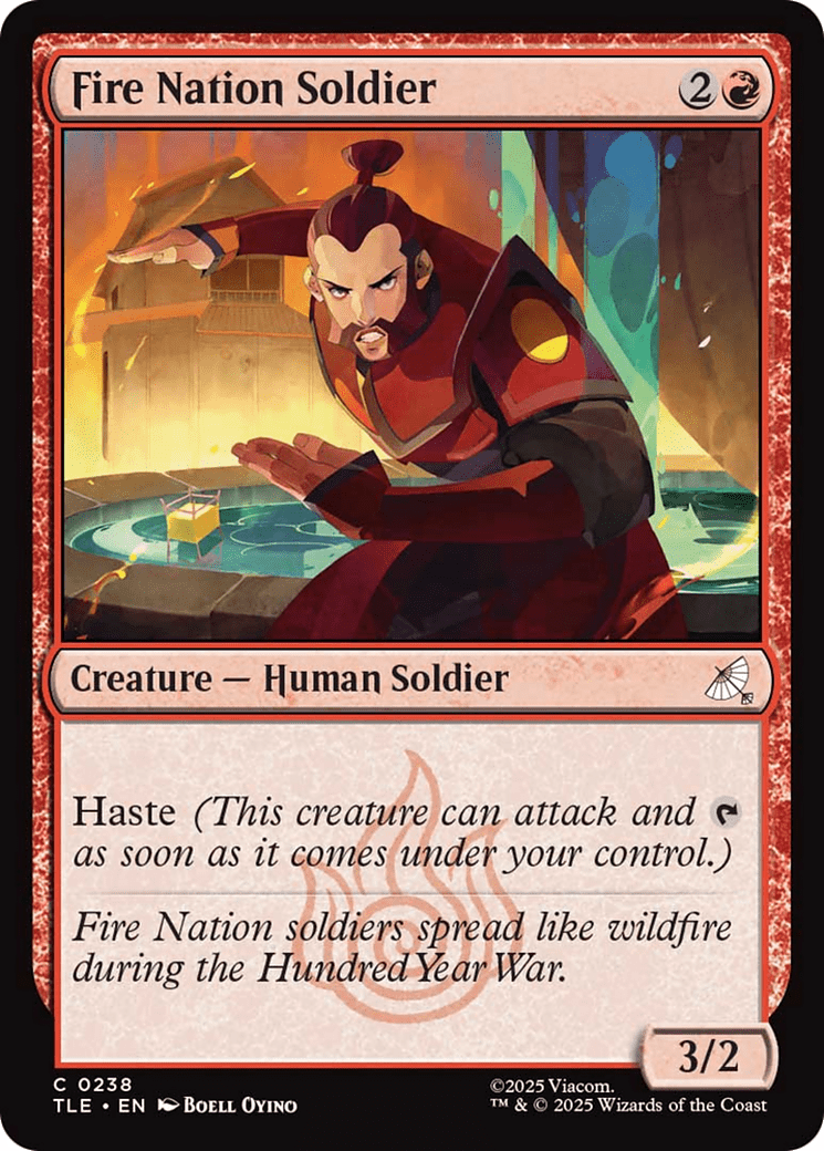 Fire Nation Soldier [Avatar: The Last Airbender: Eternal-Legal] MTG Single Magic: The Gathering  | Multizone: Comics And Games