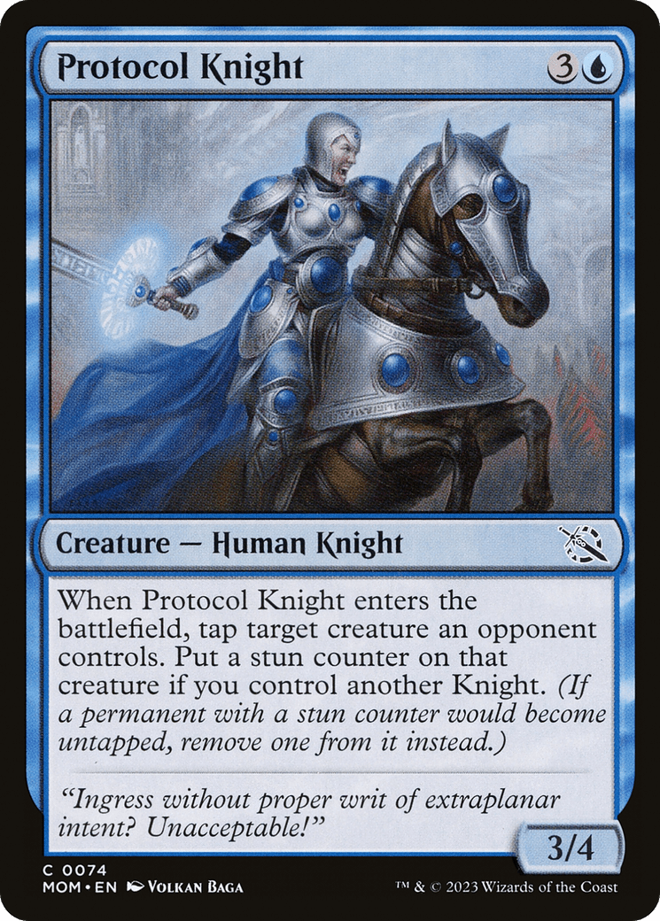 Protocol Knight [March of the Machine] MTG Single Magic: The Gathering  | Multizone: Comics And Games