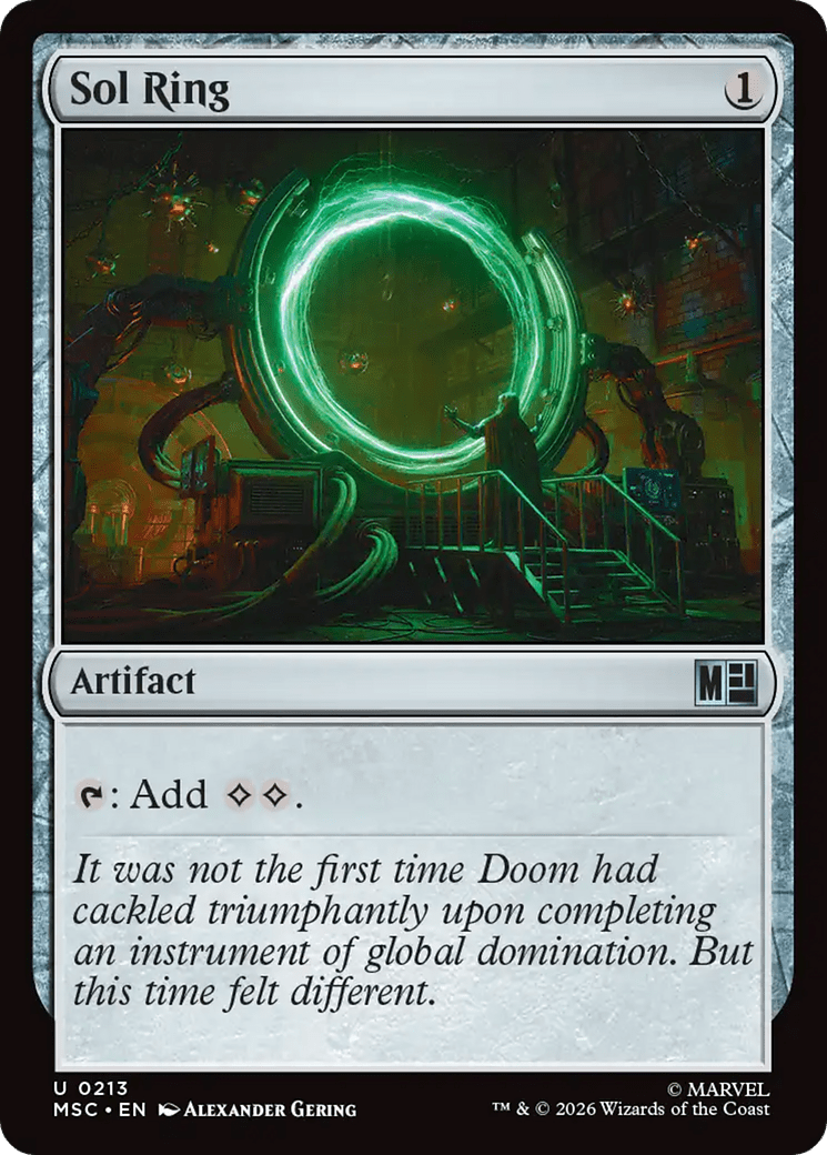 Sol Ring (0213) [Marvel Super Heroes Commander] MTG Single Magic: The Gathering  | Multizone: Comics And Games
