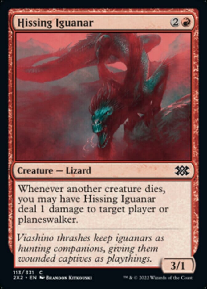 Hissing Iguanar [Double Masters 2022] MTG Single Magic: The Gathering  | Multizone: Comics And Games