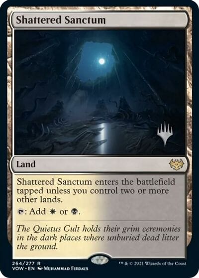 Shattered Sanctum (Promo Pack) [Innistrad: Crimson Vow Promos] MTG Single Magic: The Gathering  | Multizone: Comics And Games