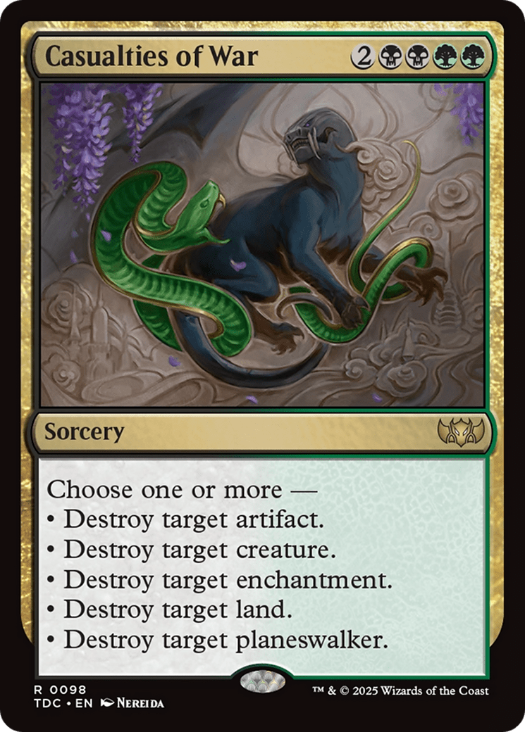 Casualties of War [Tarkir: Dragonstorm Commander] MTG Single Magic: The Gathering  | Multizone: Comics And Games