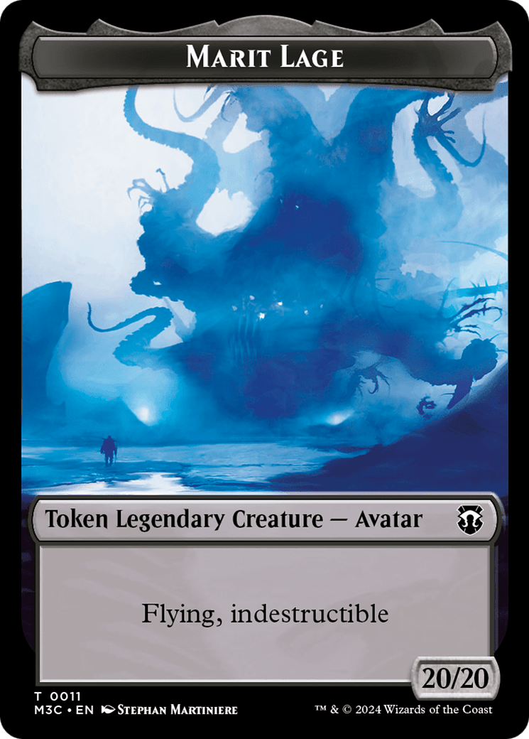 Marit Lage // Sand Warrior Double-Sided Token [Modern Horizons 3 Commander Tokens] MTG Single Magic: The Gathering  | Multizone: Comics And Games