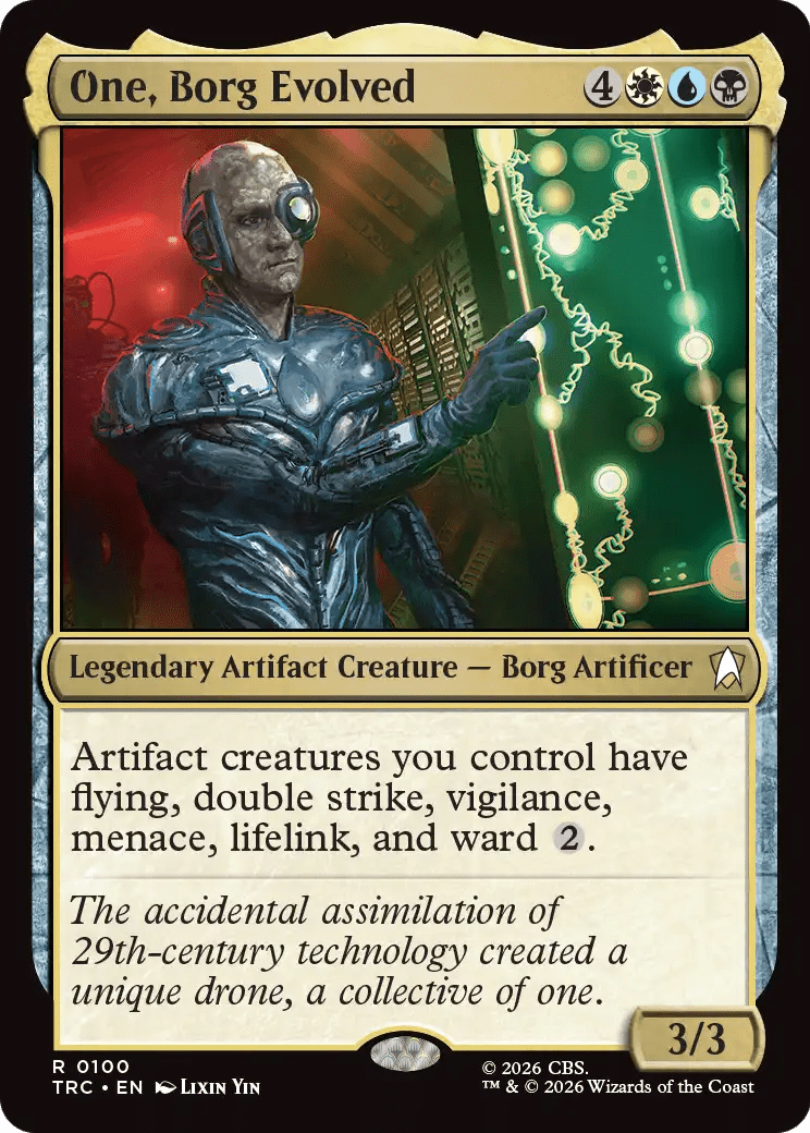 One, Borg Evolved [Star Trek Commander] MTG Single Magic: The Gathering  | Multizone: Comics And Games
