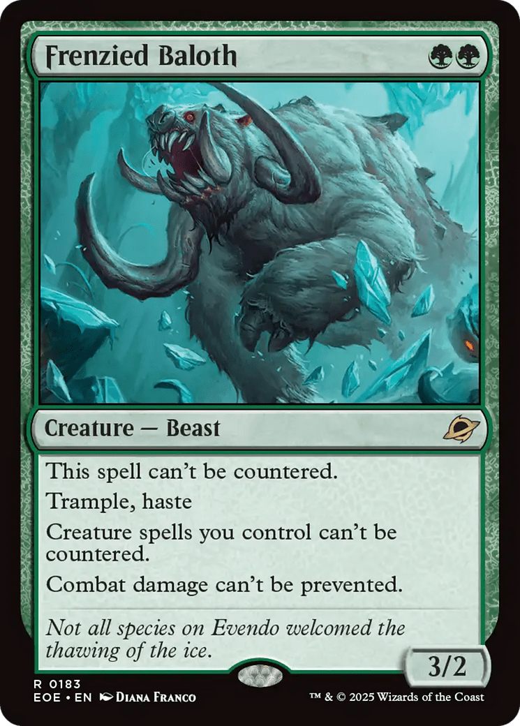 Frenzied Baloth [Edge of Eternities] MTG Single Magic: The Gathering  | Multizone: Comics And Games