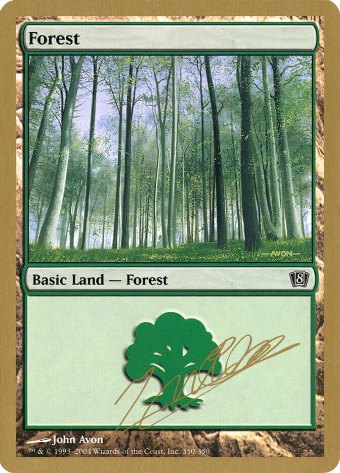 Forest (jn350) (Julien Nuijten) [World Championship Decks 2004] MTG Single Magic: The Gathering  | Multizone: Comics And Games