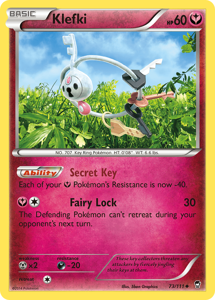 Klefki (73/111) [XY: Furious Fists] Pokemon Single Pokémon  | Multizone: Comics And Games