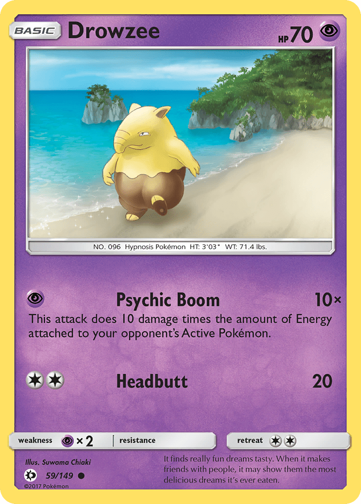 Drowzee (59/149) [Sun & Moon: Base Set] Pokemon Single Pokémon  | Multizone: Comics And Games