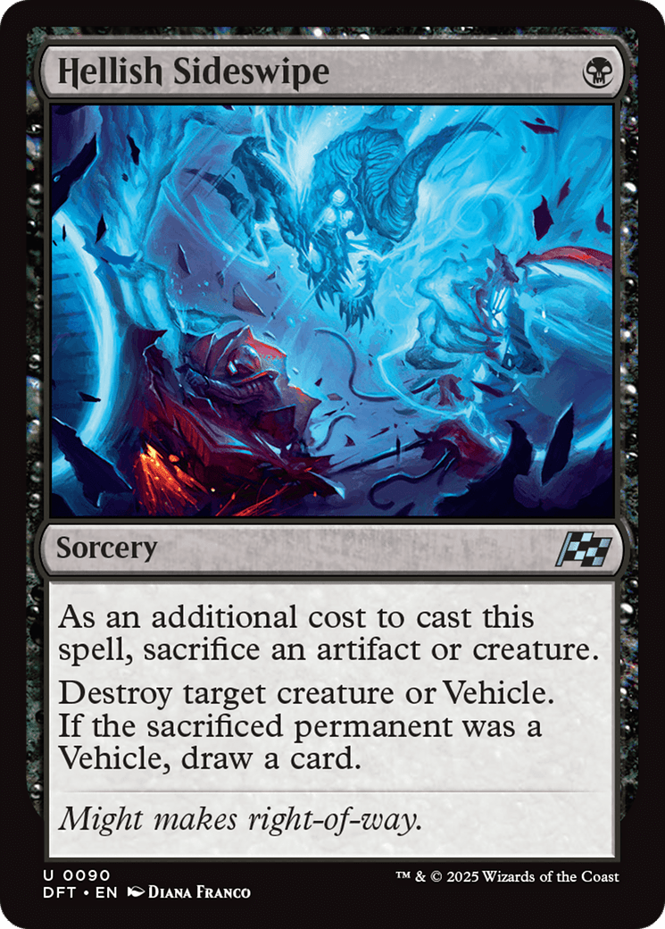 Hellish Sideswipe [Aetherdrift] MTG Single Magic: The Gathering  | Multizone: Comics And Games