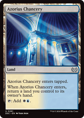 Azorius Chancery [Duskmourn: House of Horror Commander] MTG Single Magic: The Gathering  | Multizone: Comics And Games