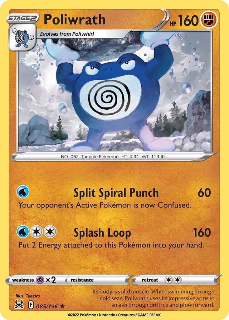 Poliwrath (085/196) [Sword & Shield: Lost Origin] Pokemon Single Pokémon  | Multizone: Comics And Games