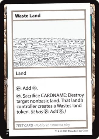 Waste Land (2021 Edition) [Mystery Booster Playtest Cards] MTG Single Magic: The Gathering  | Multizone: Comics And Games