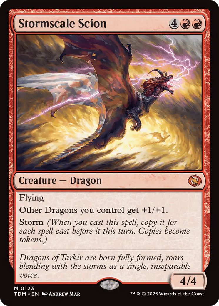 Stormscale Scion [Tarkir: Dragonstorm] MTG Single Magic: The Gathering  | Multizone: Comics And Games