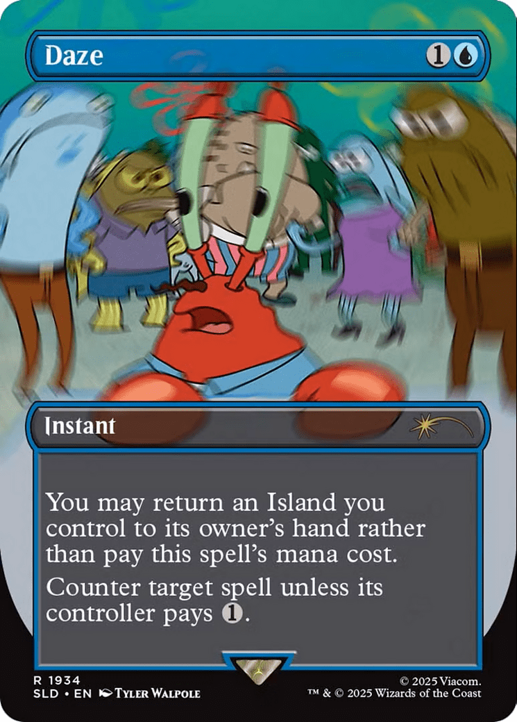 Daze [Secret Lair Drop Series] MTG Single Magic: The Gathering  | Multizone: Comics And Games