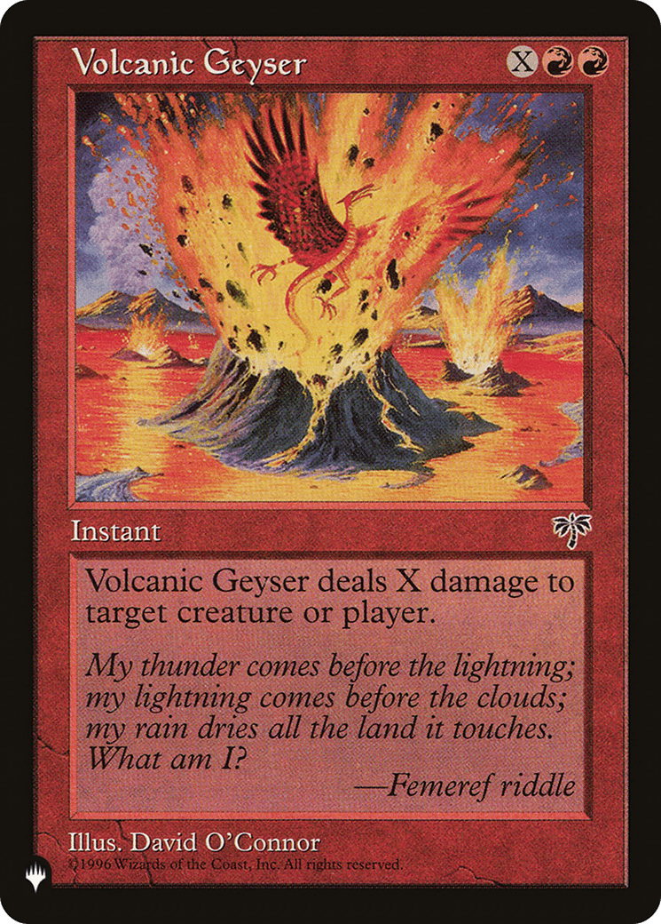 Volcanic Geyser [The List] MTG Single Magic: The Gathering  | Multizone: Comics And Games