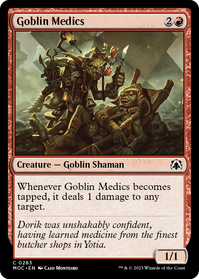Goblin Medics [March of the Machine Commander] MTG Single Magic: The Gathering  | Multizone: Comics And Games
