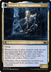 Dennick, Pious Apprentice // Dennick, Pious Apparition [Secret Lair: From Cute to Brute] MTG Single Magic: The Gathering  | Multizone: Comics And Games
