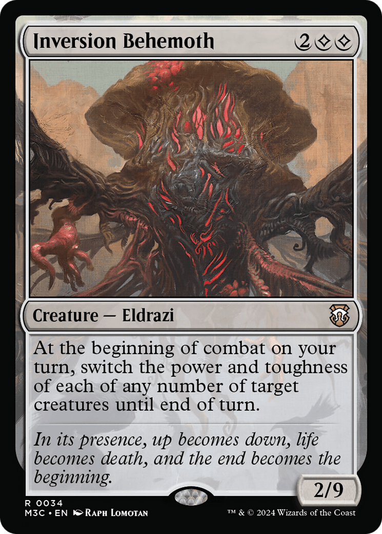 Inversion Behemoth (Ripple Foil) [Modern Horizons 3 Commander] MTG Single Magic: The Gathering  | Multizone: Comics And Games