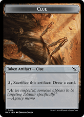 Thopter (0020) // Clue (0016) Double-Sided Token [Murders at Karlov Manor Tokens] MTG Single Magic: The Gathering  | Multizone: Comics And Games