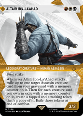 Altair Ibn-La'Ahad (Showcase) (Textured Foil) [Assassin's Creed] MTG Single Magic: The Gathering  | Multizone: Comics And Games