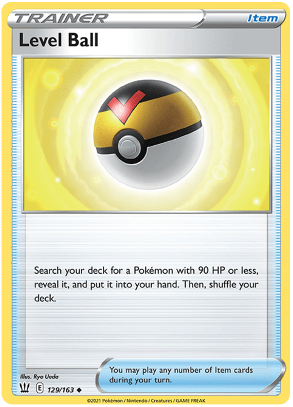 Level Ball (129/163) [Sword & Shield: Battle Styles] Pokemon Single Pokémon  | Multizone: Comics And Games