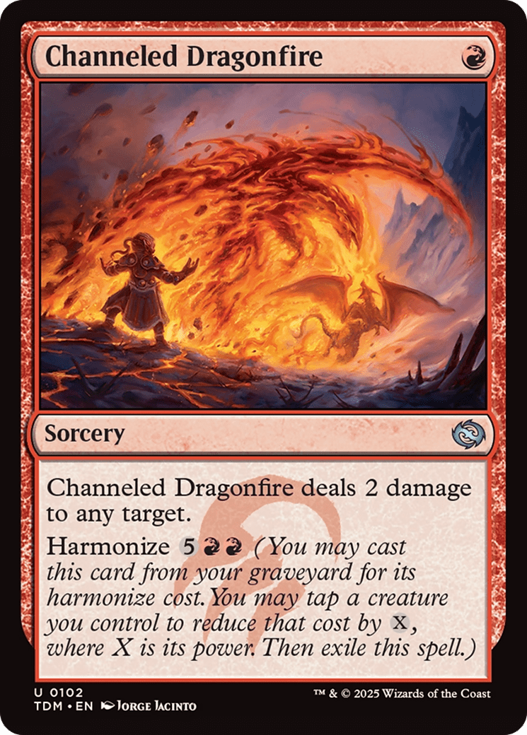 Channeled Dragonfire [Tarkir: Dragonstorm] MTG Single Magic: The Gathering  | Multizone: Comics And Games