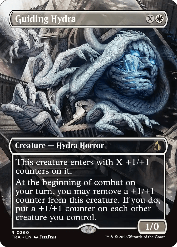 Guiding Hydra (Borderless) [Reality Fracture] MTG Single Magic: The Gathering  | Multizone: Comics And Games