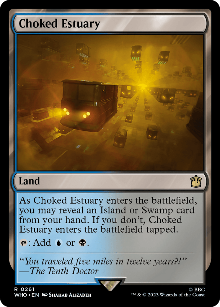 Choked Estuary [Doctor Who] MTG Single Magic: The Gathering  | Multizone: Comics And Games