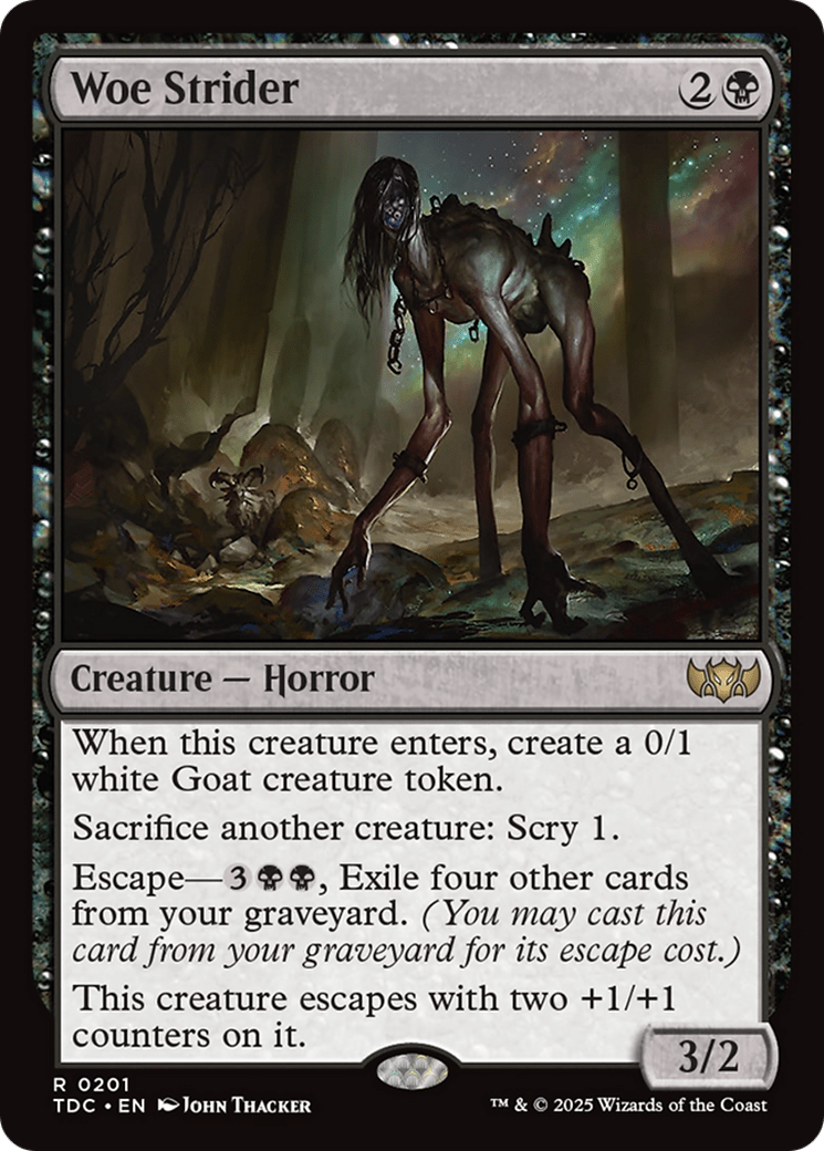Woe Strider [Tarkir: Dragonstorm Commander] MTG Single Magic: The Gathering  | Multizone: Comics And Games