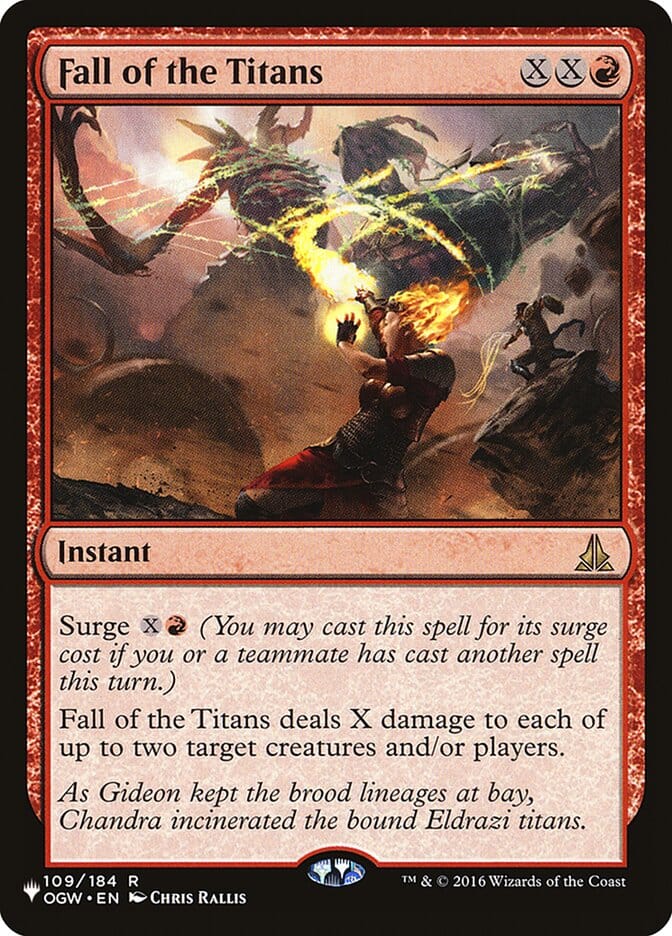 Fall of the Titans [The List] MTG Single Magic: The Gathering  | Multizone: Comics And Games