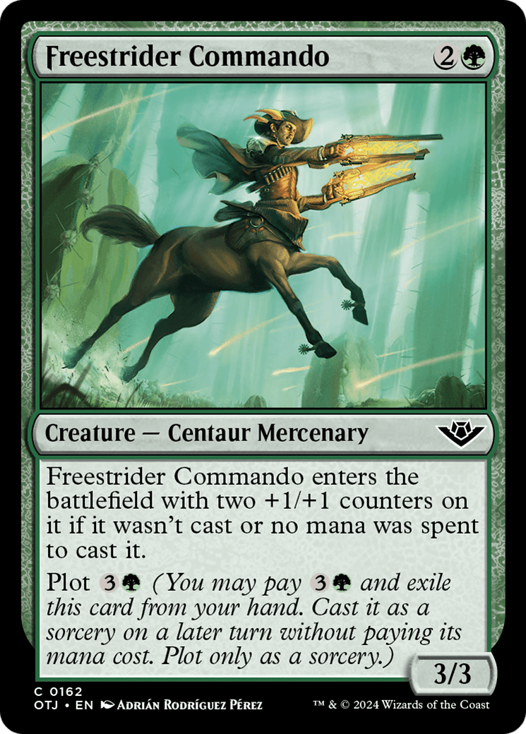 Freestrider Commando [Outlaws of Thunder Junction] MTG Single Magic: The Gathering  | Multizone: Comics And Games