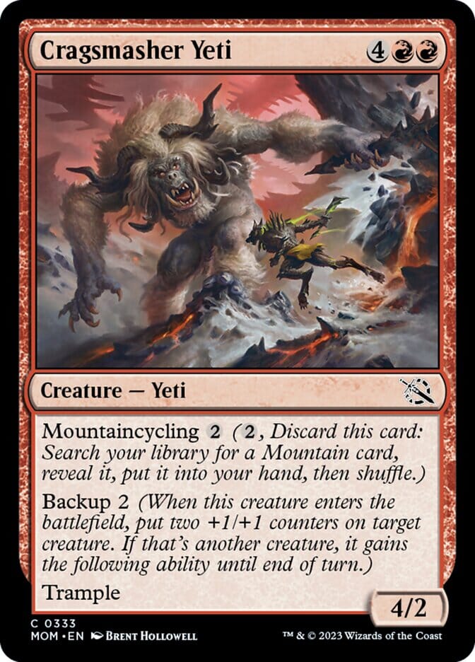 Cragsmasher Yeti [March of the Machine] MTG Single Magic: The Gathering  | Multizone: Comics And Games