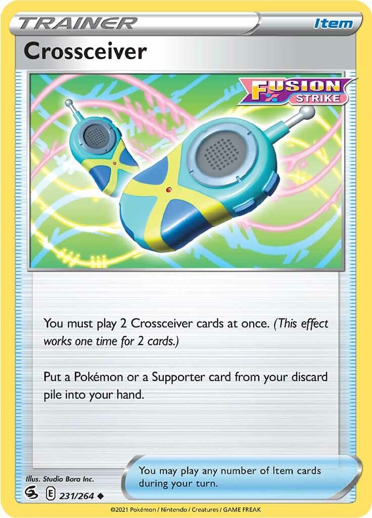 Crossceiver (231/264) [Sword & Shield: Fusion Strike] Pokemon Single Pokémon  | Multizone: Comics And Games