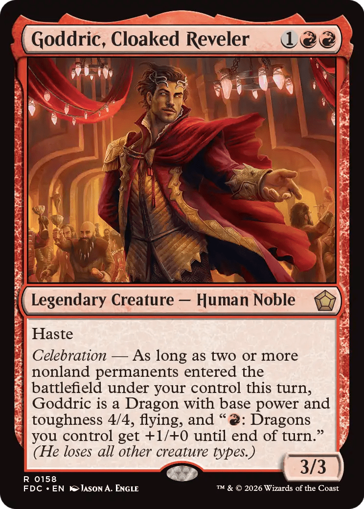 Goddric, Cloaked Reveler [Foundations Commander] MTG Single Magic: The Gathering  | Multizone: Comics And Games