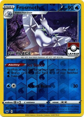 Frosmoth (064/202) (League Promo 2nd Place) [Sword & Shield: Base Set] Pokemon Single Pokémon  | Multizone: Comics And Games
