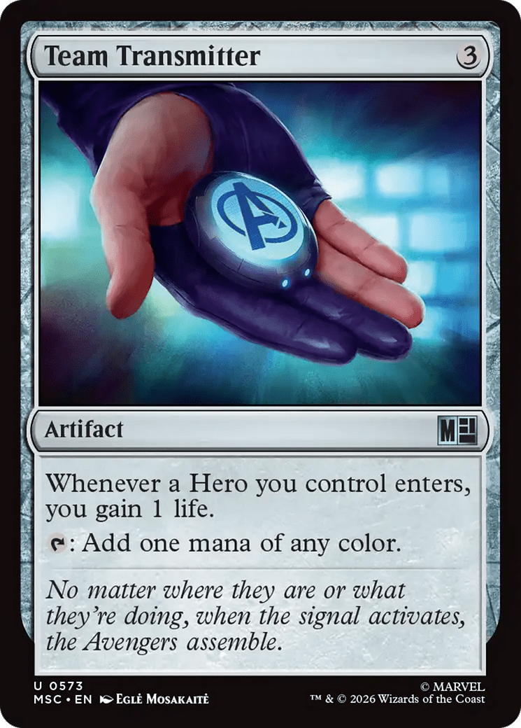Team Transmitter [Marvel Super Heroes Commander] MTG Single Magic: The Gathering  | Multizone: Comics And Games