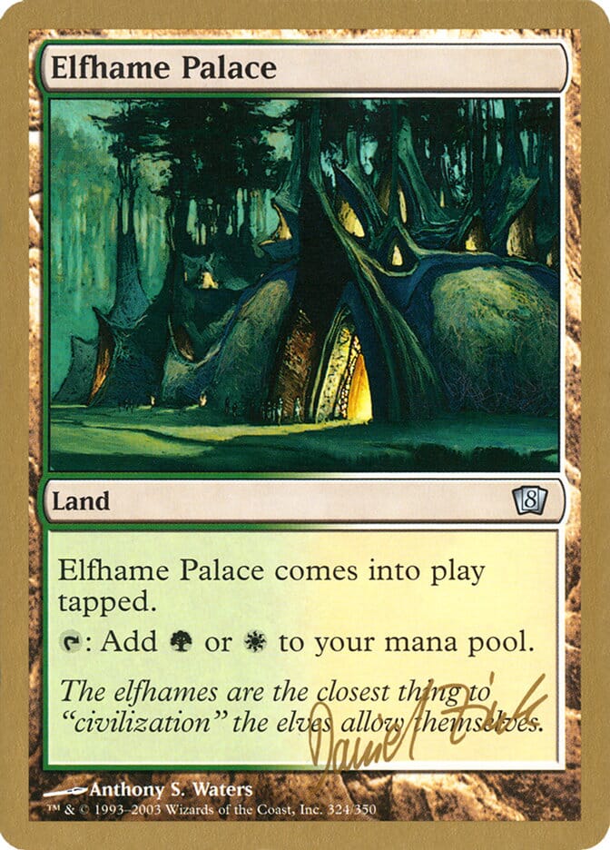 Elfhame Palace (Daniel Zink) [World Championship Decks 2003] MTG Single Magic: The Gathering  | Multizone: Comics And Games