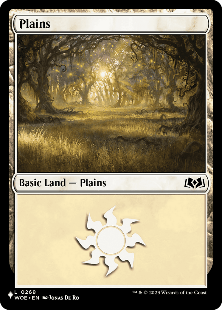 Plains (0268) (WOE) [The List] MTG Single Magic: The Gathering  | Multizone: Comics And Games