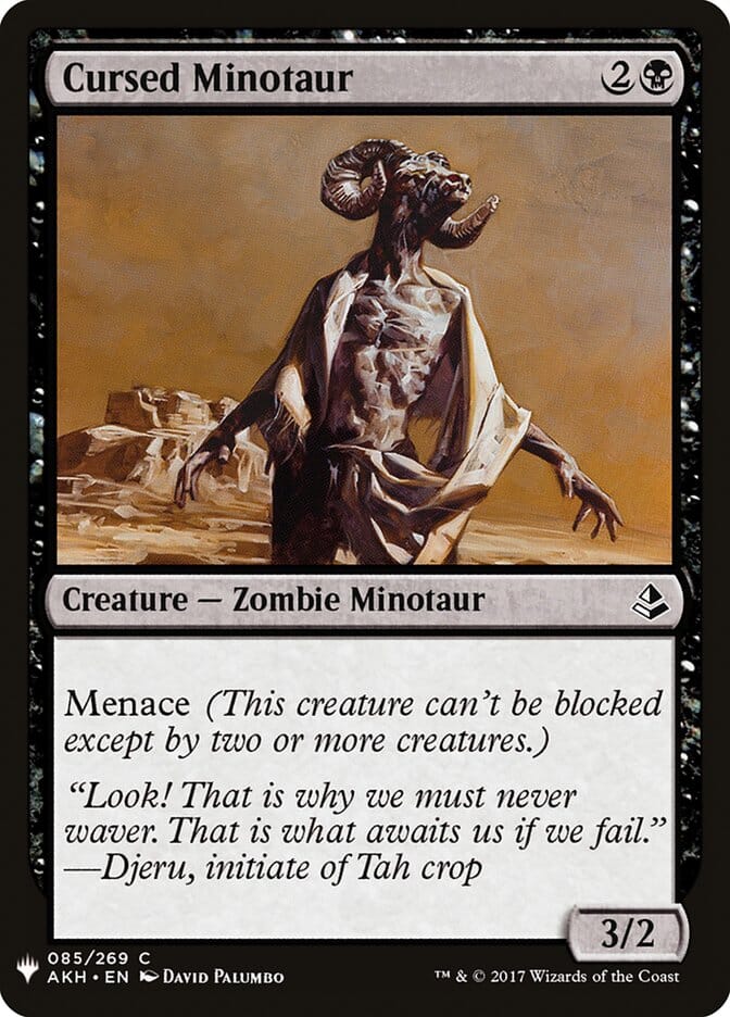 Cursed Minotaur [Mystery Booster] MTG Single Magic: The Gathering  | Multizone: Comics And Games