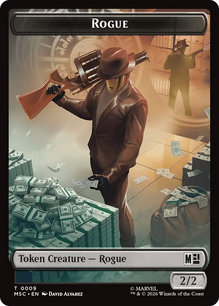 Copy // Rogue Double-Sided Token [Marvel Super Heroes Commander Tokens] MTG Single Magic: The Gathering  | Multizone: Comics And Games
