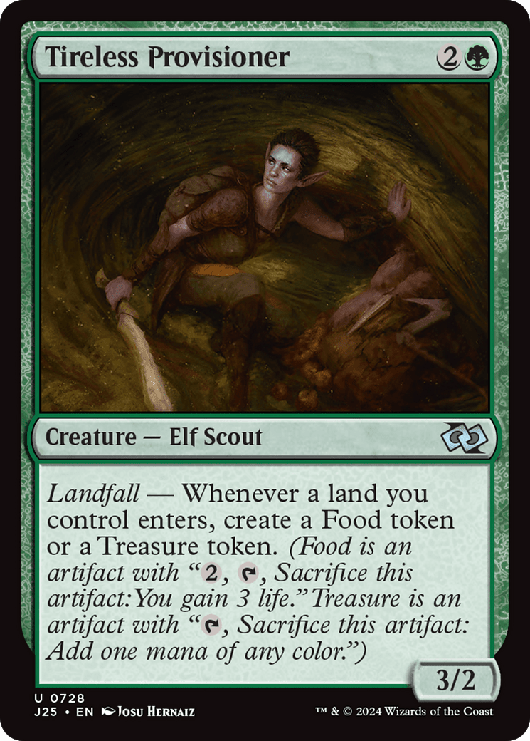 Tireless Provisioner [Foundations Jumpstart] MTG Single Magic: The Gathering  | Multizone: Comics And Games