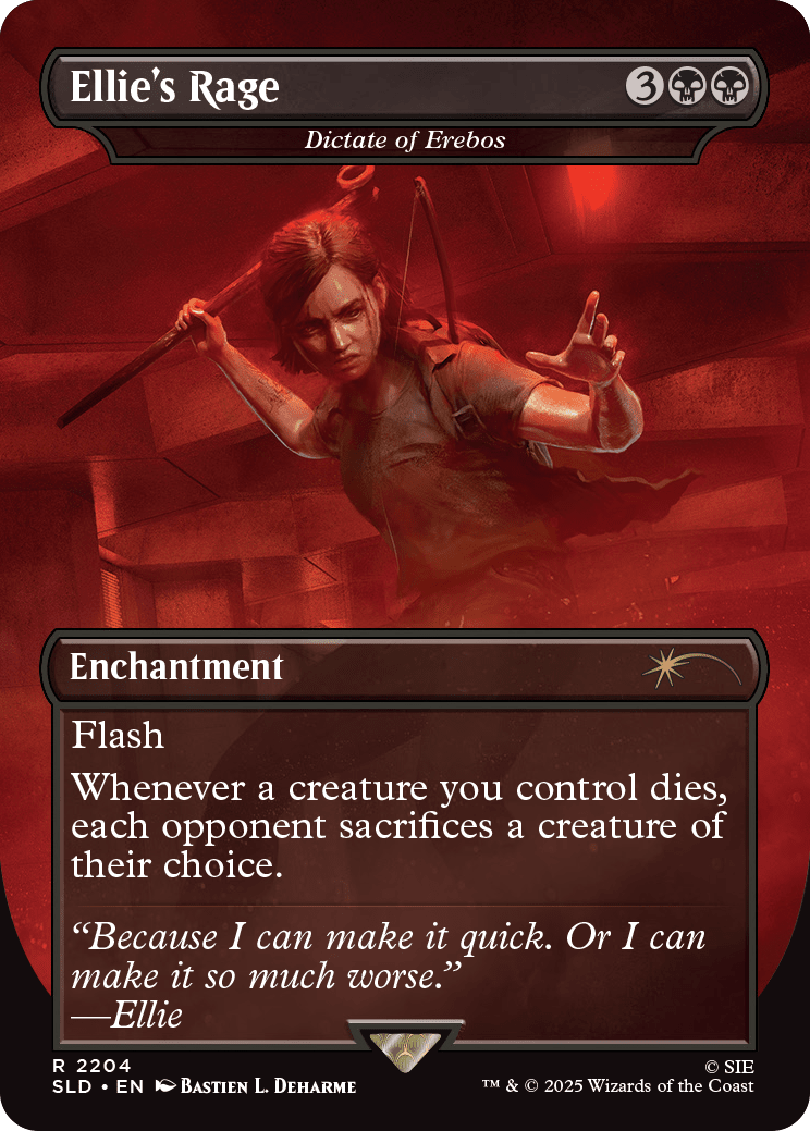 MTG SECRET LAIR PLAYSTATION SUPER DROP THE LAST OF US PART II: PATH OF RETRIBUTION REGULAR (10/120) Cards Magic: The Gathering  | Multizone: Comics And Games
