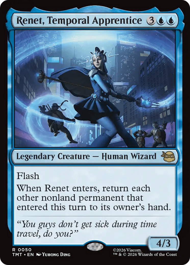 Renet, Temporal Apprentice [Teenage Mutant Ninja Turtles] MTG Single Magic: The Gathering  | Multizone: Comics And Games