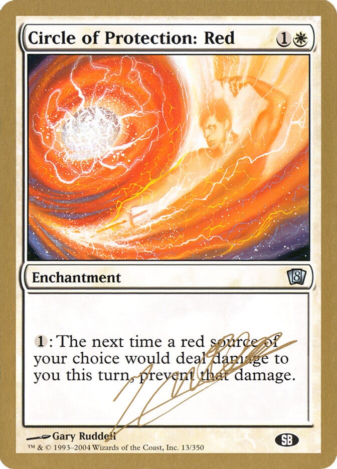 Circle of Protection: Red (Julien Nuijten) (SB) [World Championship Decks 2004] MTG Single Magic: The Gathering  | Multizone: Comics And Games