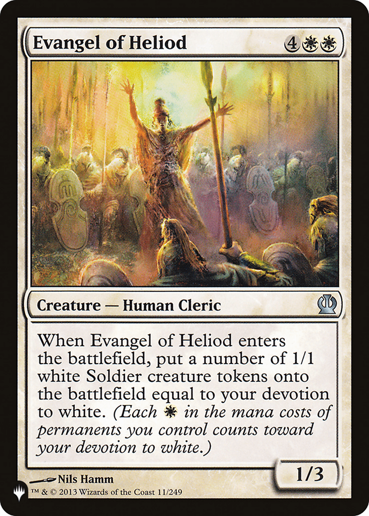 Evangel of Heliod [The List] MTG Single Magic: The Gathering  | Multizone: Comics And Games