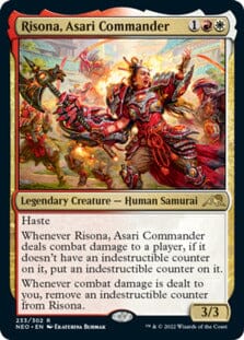 Risona, Asari Commander [Kamigawa: Neon Dynasty] MTG Single Magic: The Gathering  | Multizone: Comics And Games